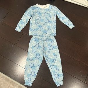 ESME Blue Star Long Sleeve Pajamas Set Size 18 Months